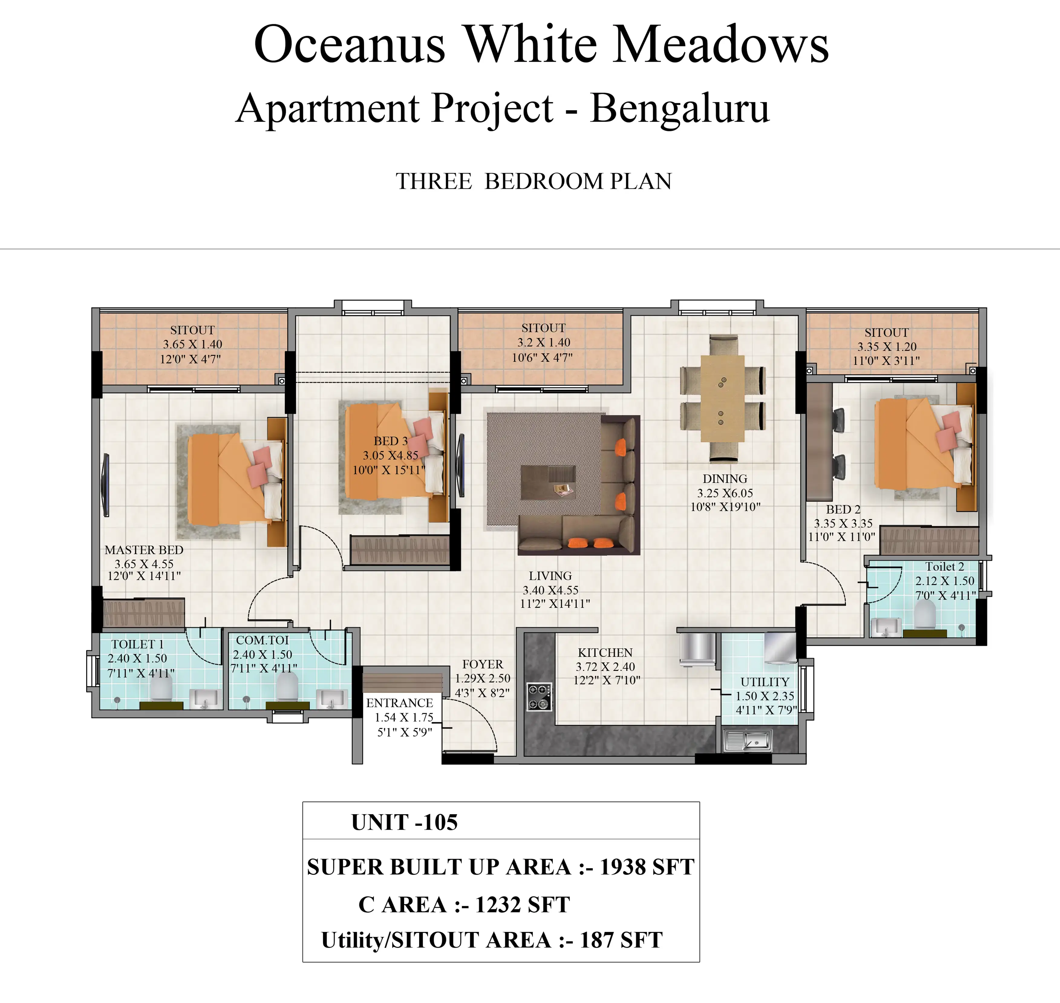  ocen white medows floor-plan 3bhk